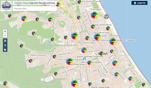 zdjęcie poglądowe krajowej mapy zagrożeń bezpieczeństwa