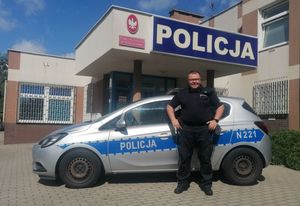 policjant zatrzymał złodziejkę alkoholu