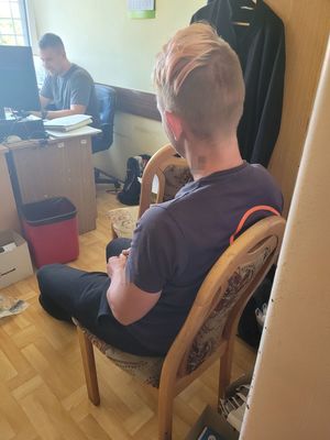 Zatrzymany w komisariacie