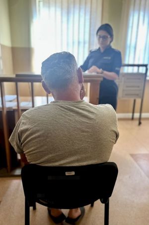 zatrzymany i jego pojazd