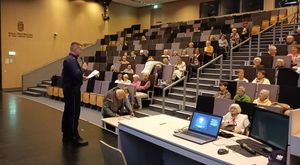 Profilaktyk na spotkaniu z seniorami