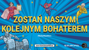 plakat z bohaterami