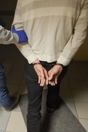 Zatrzymany mężczyzna