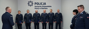 Dzisiaj p.o Komendanta Wojewódzkiego Policji w Gdańsku insp. Bogusław Ziemba wręczył rozkazy personalne na stanowiska kierownicze w garnizonie pomorskim.