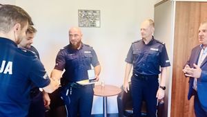 wyróżniony policjant
