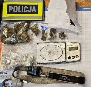 zabezpieczone automaty i narkotyki