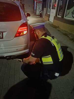 policjanci podczas działań