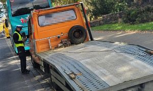 policjanci podczas działań