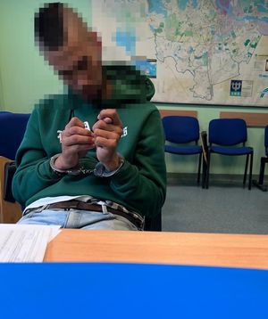 Zatrzymany mężczyzna