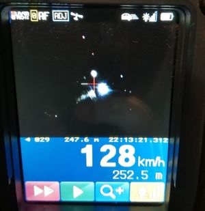 widok policyjnego wideorejestratora