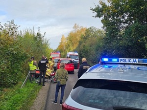 policjanci i inne służby podczas ćwiczeń