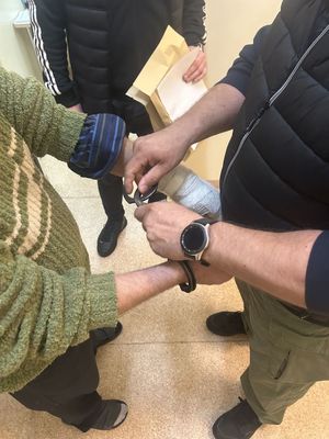 zatrzymany mężczyzna