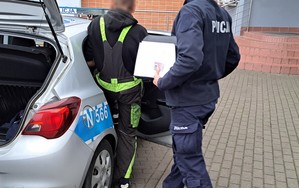 zatrzymany podczas czynności