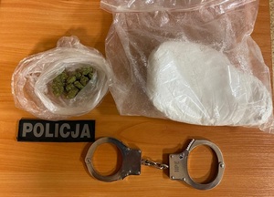 zatrzymany i zabezpieczone środki