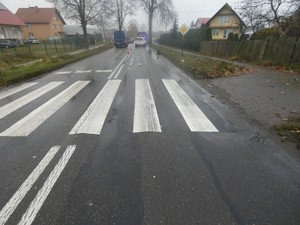 Auto sprawcy wypadku i miejsce zdarzenia