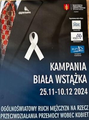 grafika kampanii Biała wstążka