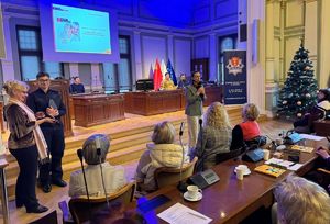 Policjanci na debacie