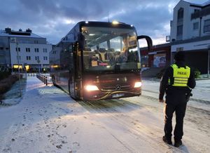 policjanci podczas działań