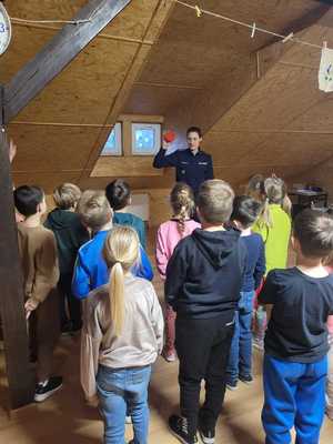 Policjanci z najmłodszymi