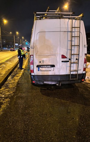policjanci podczas działań