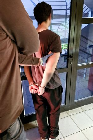 zatrzymany mężczyzna