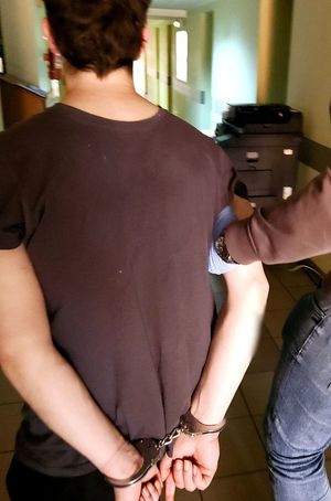 zatrzymany mężczyzna