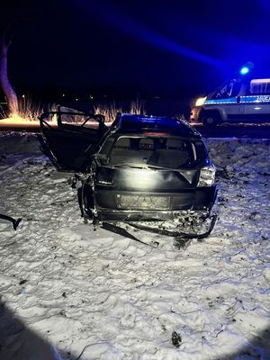 17-latek bez uprawnień spowodował wypadek drogowy