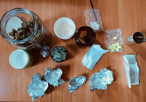 zatrzymany i zabezpieczone środki