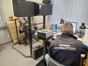 zatrzymany podczas czynności