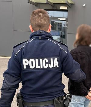 zatrzymana z policjantem