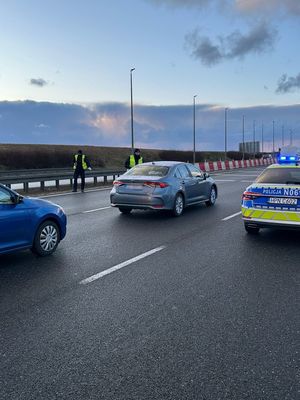 Policjanci podczas działań