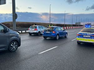 Policjanci podczas działań