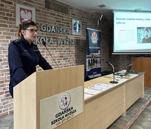 Policjanci spotkali się ze studentami