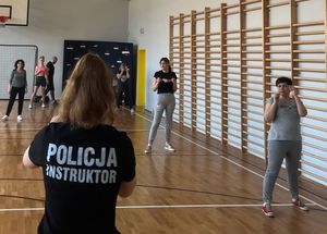 szkolenie prowadzone przez policjantów