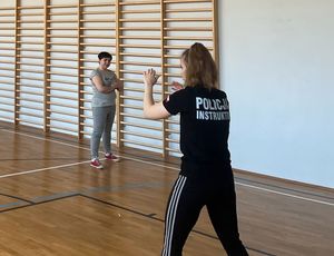 szkolenie prowadzone przez policjantów