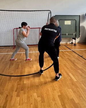 szkolenie prowadzone przez policjantów