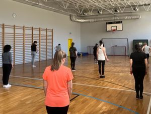 szkolenie prowadzone przez policjantów