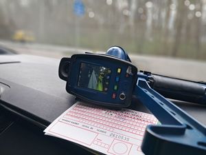 policjanci podczas działań