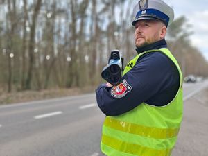 policjanci podczas działań