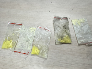 zabezpieczone środki oraz zatrzymany w celi