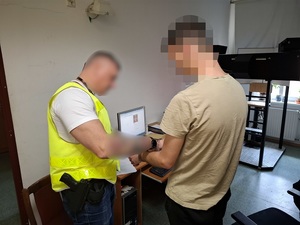 zatrzymany i zabezpieczone środki