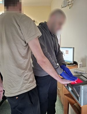 zatrzymany i zabezpieczone środki