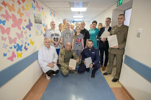 podziękowania dla policjanta