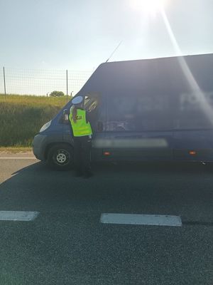 policjanci podczas działań