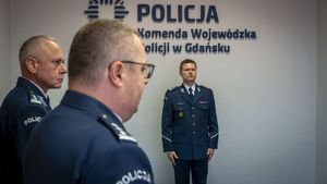 MIANOWANIE MŁ. INSP. MARCINA SZPAKA NA STANOWISKO NACZELNIKA WYDZIAŁU KONWOJOWO-OCHRONNEGO KOMENDY WOJEWÓDZKIEJ POLICJI W GDAŃSKU