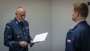 MIANOWANIE MŁ. INSP. MARCINA SZPAKA NA STANOWISKO NACZELNIKA WYDZIAŁU KONWOJOWO-OCHRONNEGO KOMENDY WOJEWÓDZKIEJ POLICJI W GDAŃSKU