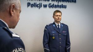 MIANOWANIE MŁ. INSP. MARCINA SZPAKA NA STANOWISKO NACZELNIKA WYDZIAŁU KONWOJOWO-OCHRONNEGO KOMENDY WOJEWÓDZKIEJ POLICJI W GDAŃSKU