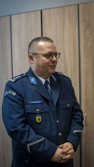 MIANOWANIE MŁ. INSP. MARCINA SZPAKA NA STANOWISKO NACZELNIKA WYDZIAŁU KONWOJOWO-OCHRONNEGO KOMENDY WOJEWÓDZKIEJ POLICJI W GDAŃSKU