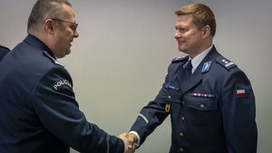 MIANOWANIE MŁ. INSP. MARCINA SZPAKA NA STANOWISKO NACZELNIKA WYDZIAŁU KONWOJOWO-OCHRONNEGO KOMENDY WOJEWÓDZKIEJ POLICJI W GDAŃSKU