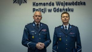 MIANOWANIE MŁ. INSP. MARCINA SZPAKA NA STANOWISKO NACZELNIKA WYDZIAŁU KONWOJOWO-OCHRONNEGO KOMENDY WOJEWÓDZKIEJ POLICJI W GDAŃSKU